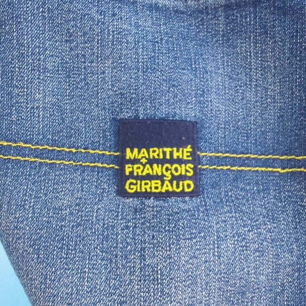 Marithe Francois Girbaud Men Wide Leg Baggy Jeans Blue Y2K 38M Skate JNCO style - Picture 10 of 16